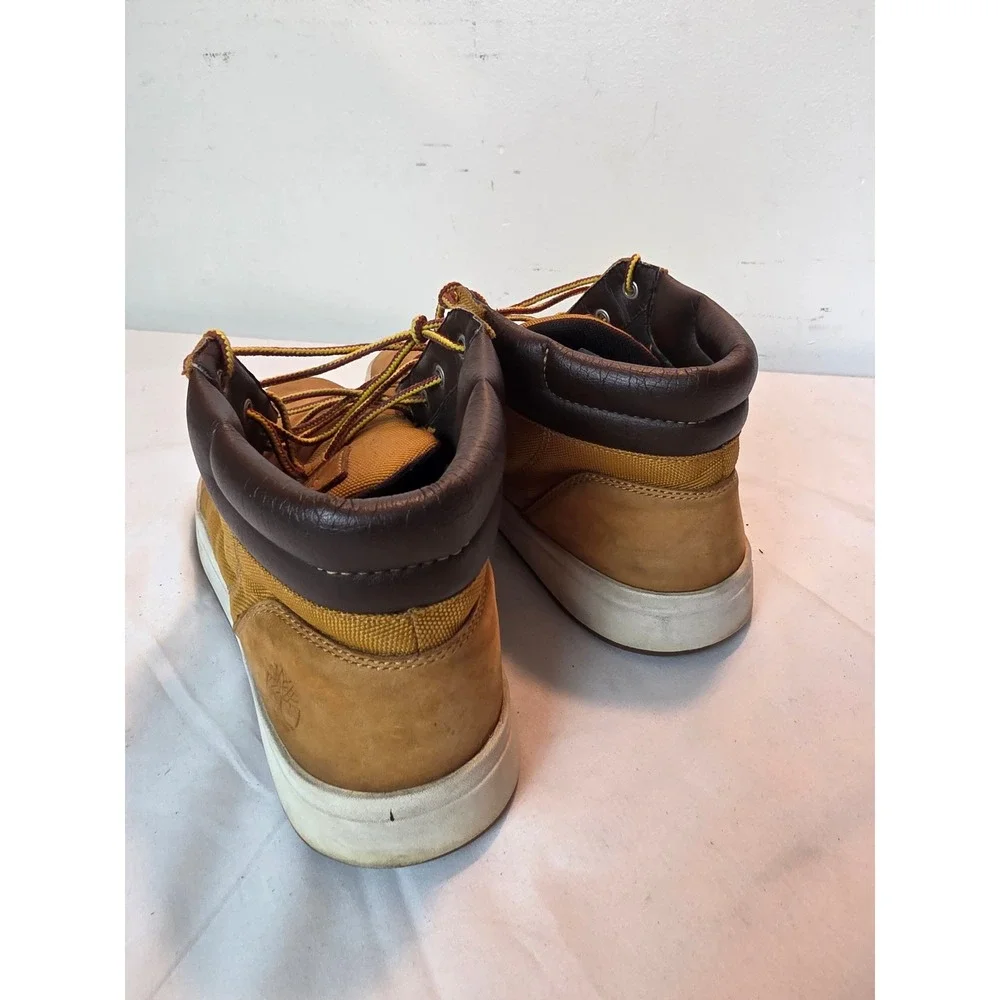 Timberland Davis Square Chukka Boots Wheat Nubuck Cordura Mens 10.5 A1MHZ